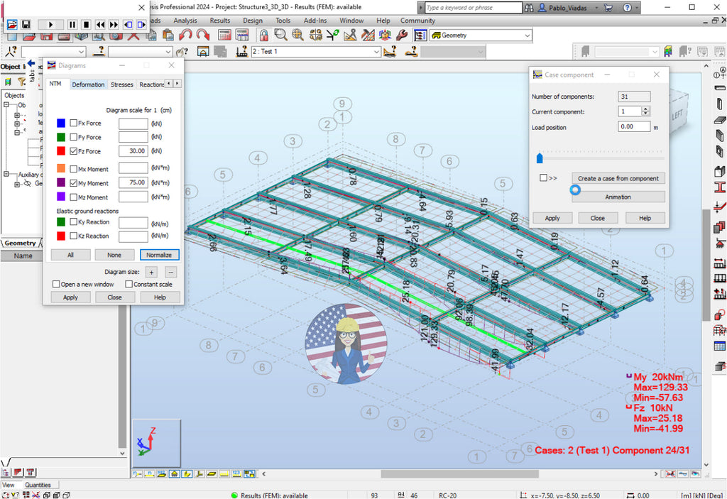 Autodesk Robot 2024 Tutorial Bridges Level I Virginia E Learning   AutodeskRobot2024Bridges7 1024x1024 