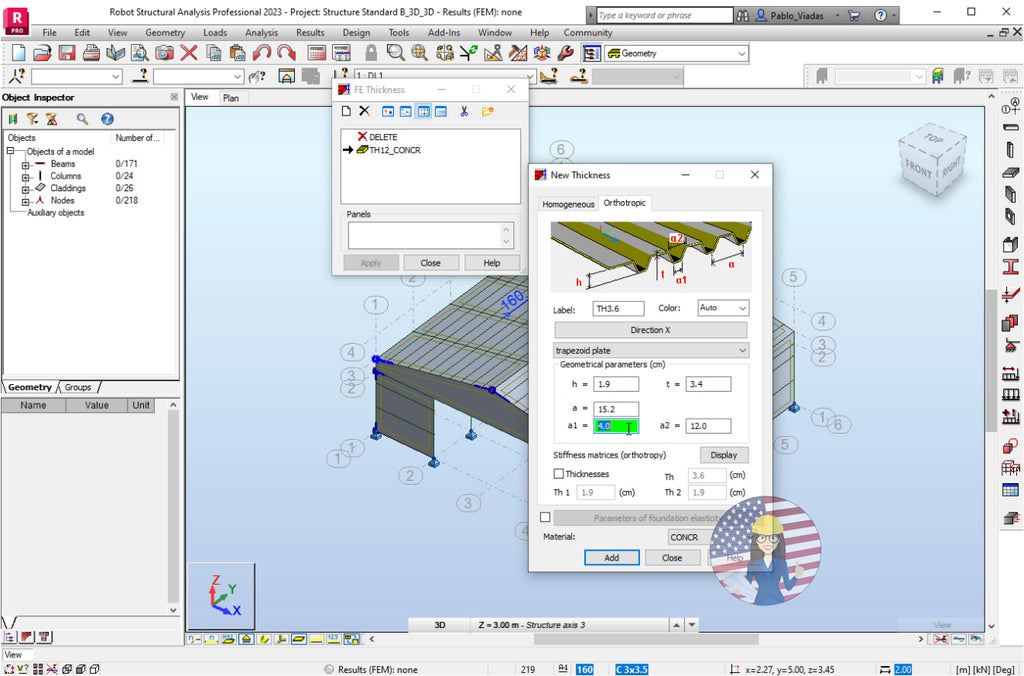 Autodesk Robot 2023 Tutorial. Steel Level I – Virginia E-Learning&Training